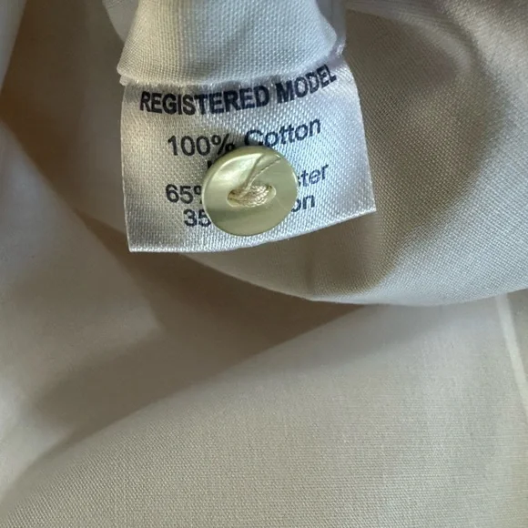 Oscar de la Renta Girl’s Pintuck Ruffle Trim Dress in Cream and Pink, Size 8Y